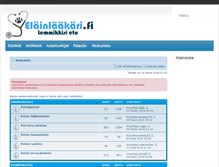 Tablet Screenshot of keskustelu.elainlaakari.fi